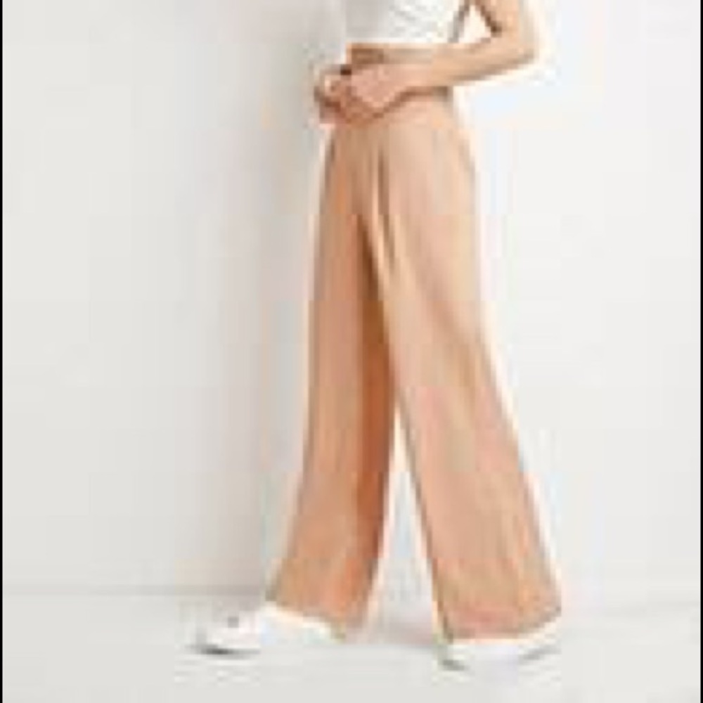 NWT PLEATED HIGH WAIST WIDE-LEG PANTS